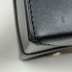 Louis Vuitton Speedy Doctor 25 2-Way Shoulder Bag Leather Black Brown — view 3