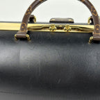 Louis Vuitton Speedy Doctor 25 2-Way Shoulder Bag Leather Black Brown — view 6