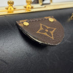 Louis Vuitton Speedy Doctor 25 2-Way Shoulder Bag Leather Black Brown — view 7