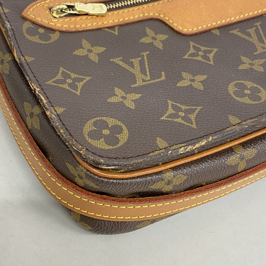 Louis Vuitton Shoulder Bag Monogram Saint Germain 28 Brown — view 9