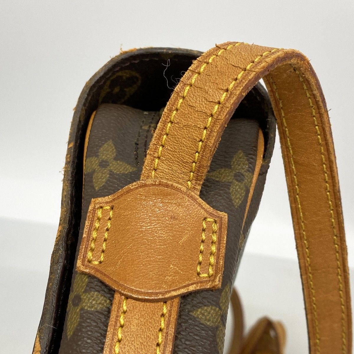 Louis Vuitton Shoulder Bag Monogram Saint Germain 28 Brown — view 6