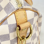 Louis Vuitton Handbag Damier Azur Speedy Bandouliere 25 White 2-Way — view 7
