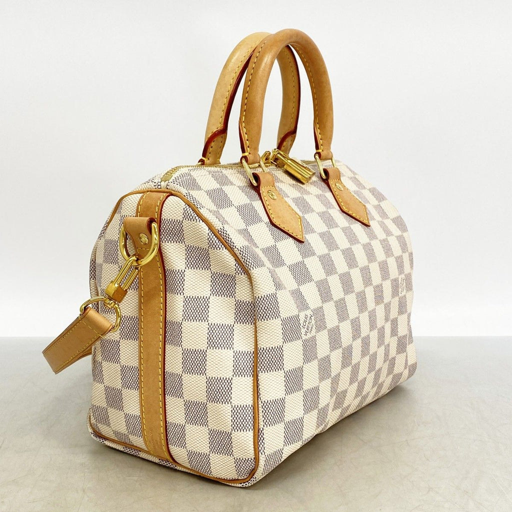 Louis Vuitton Handbag Damier Azur Speedy Bandouliere 25 White 2-Way — view 2