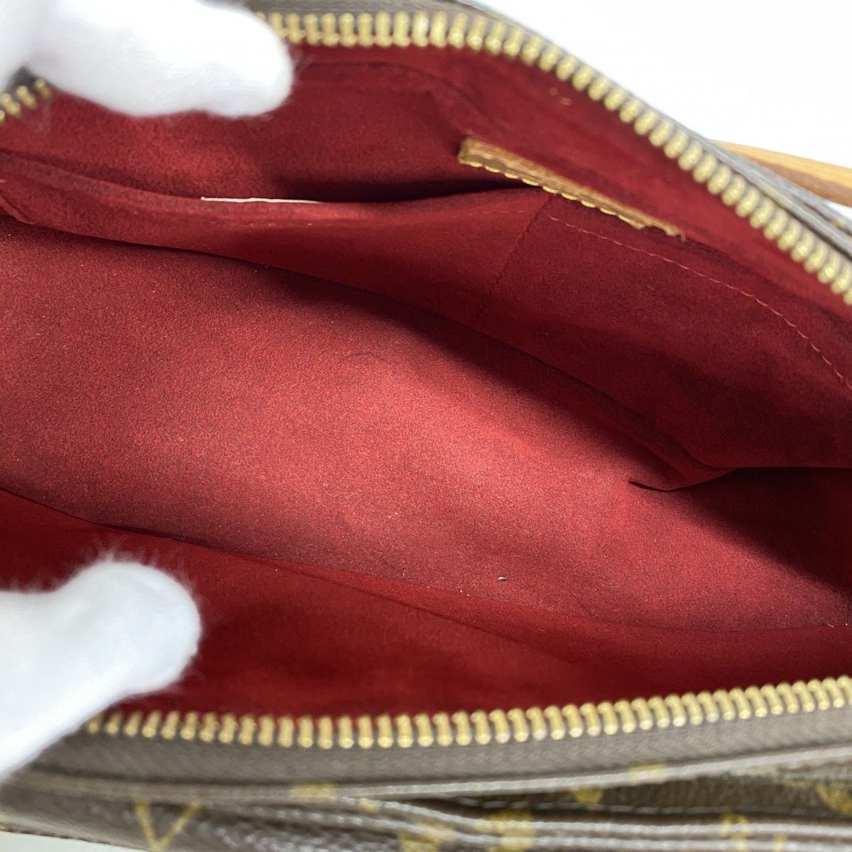 Louis Vuitton Shoulder Bag Monogram Viva Cite MM Brown — view 4