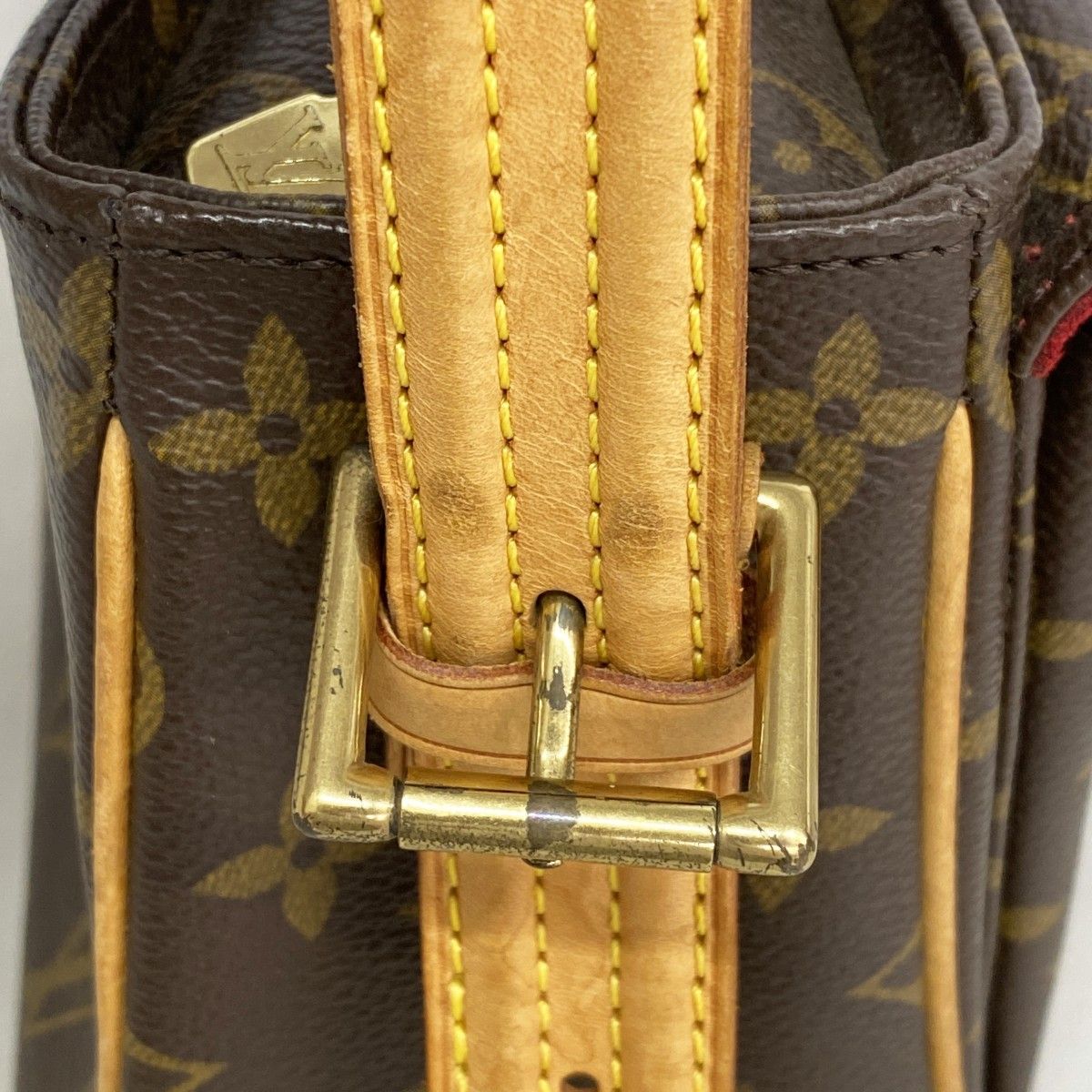 Louis Vuitton Shoulder Bag Monogram Viva Cite MM Brown — view 7