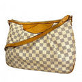 Louis Vuitton Shoulder Bag Damier Azur Syracuse MM White