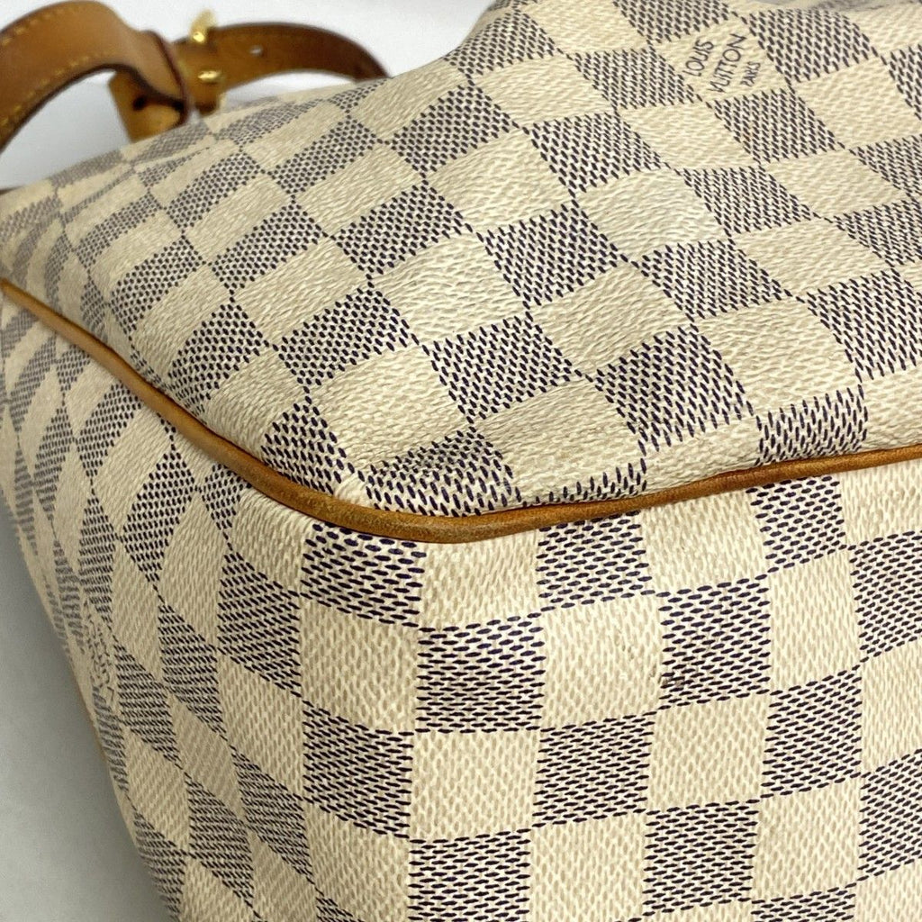 Louis Vuitton Shoulder Bag Damier Azur Syracuse MM White — view 6