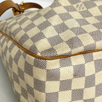 Louis Vuitton Shoulder Bag Damier Azur Syracuse MM White — view 6