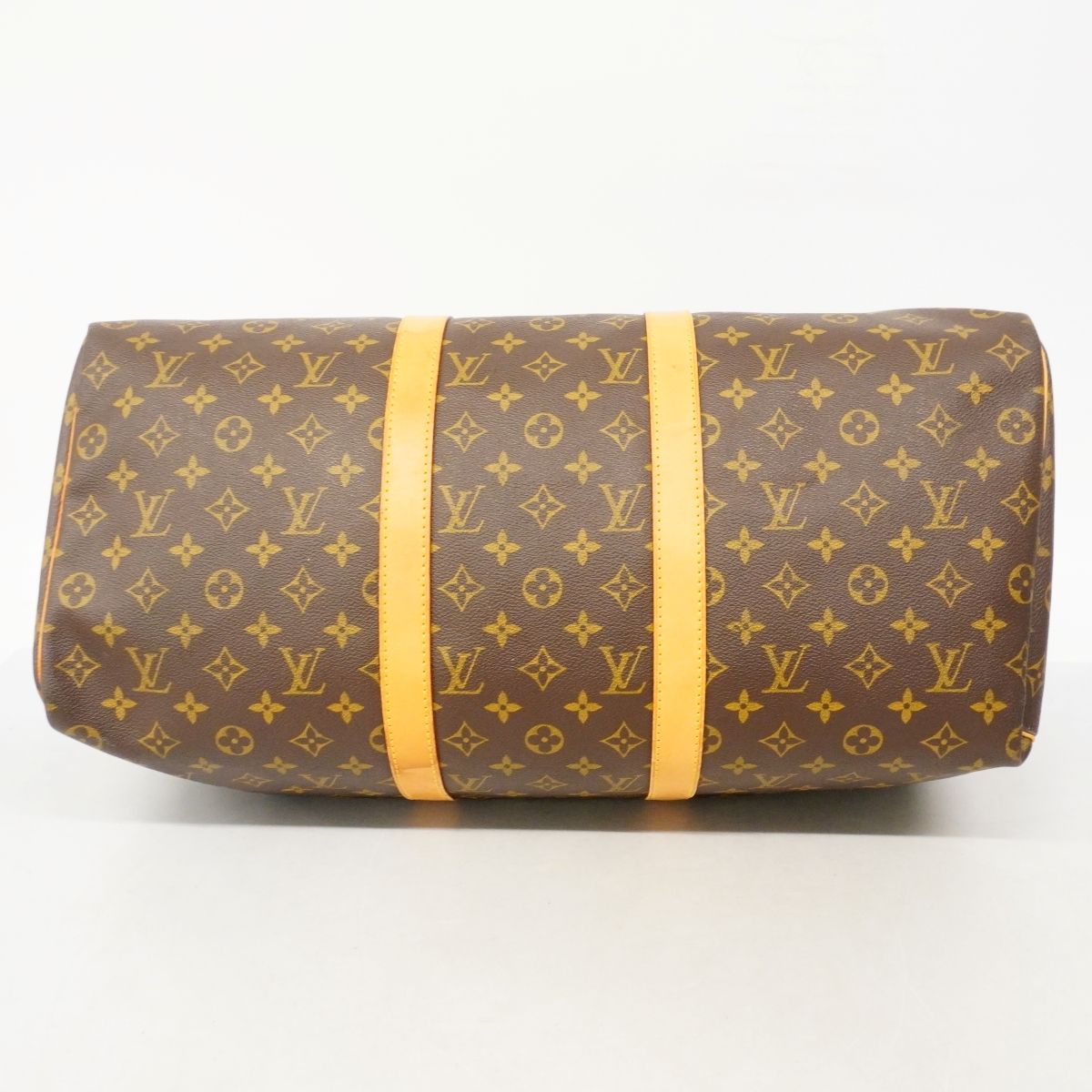 Louis Vuitton Boston Bag Monogram Keepall 50 Brown — view 3
