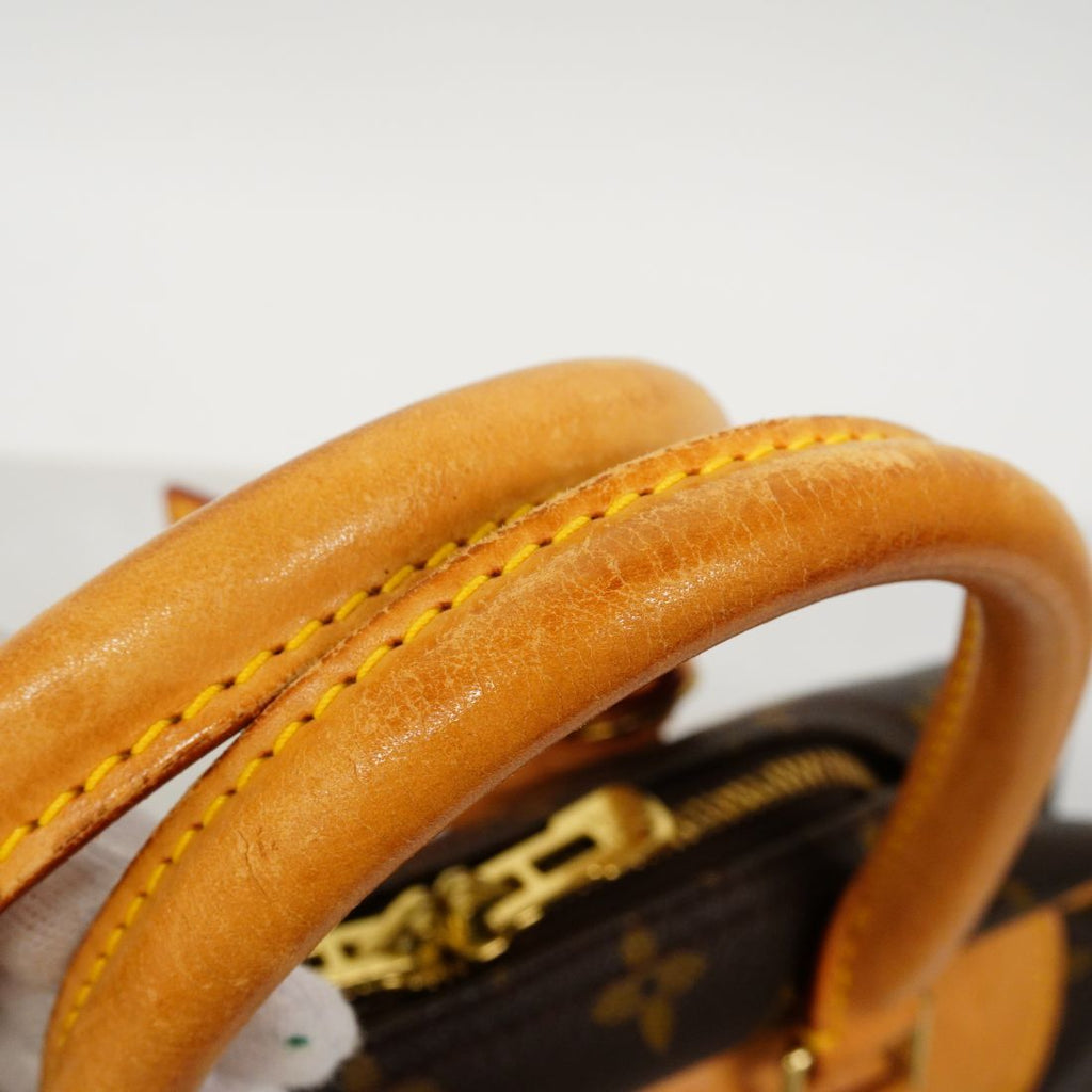 Louis Vuitton Handbag Monogram Deauville Brown — view 6