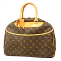 Louis Vuitton Handbag Monogram Deauville Brown