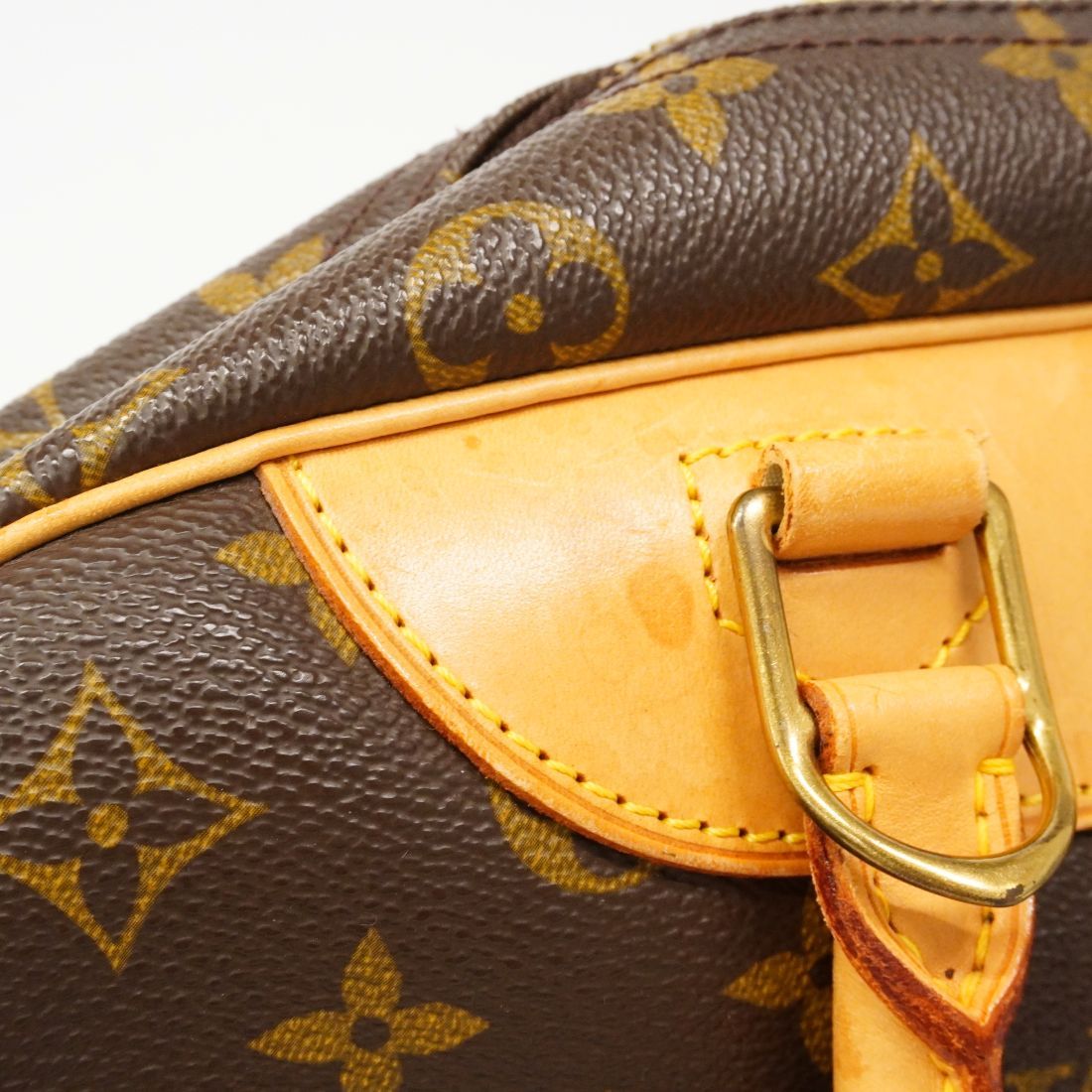Louis Vuitton Handbag Monogram Deauville Brown — view 9