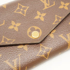 Louis Vuitton Wallet Monogram Portefeuille Sarah Brown Rose Velours — view 7