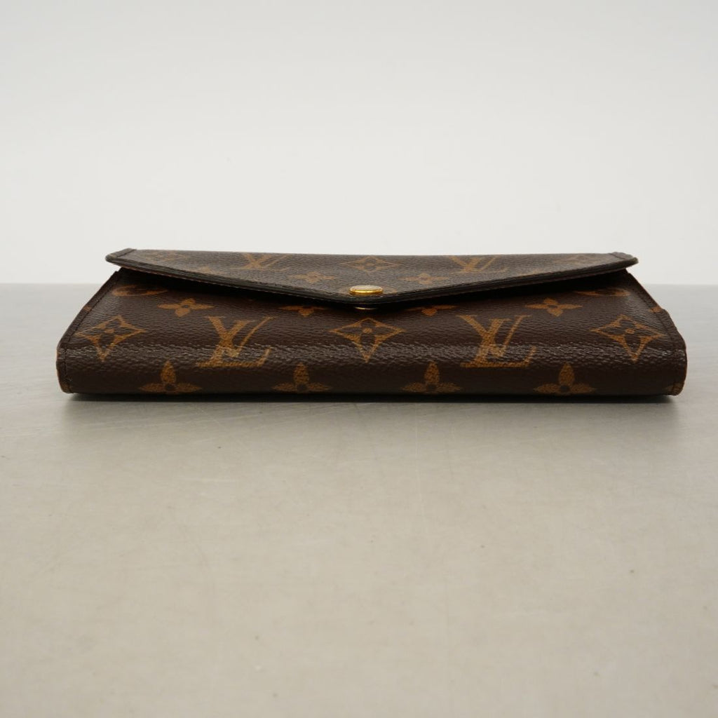 Louis Vuitton Wallet Monogram Portefeuille Sarah Brown Rose Velours — view 2