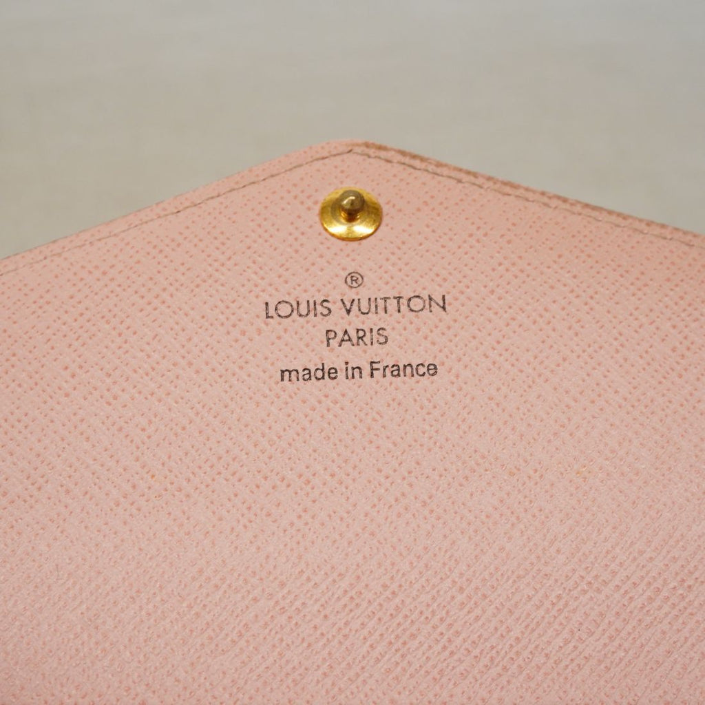 Louis Vuitton Wallet Monogram Portefeuille Sarah Brown Rose Velours — view 4
