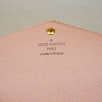 Louis Vuitton Wallet Monogram Portefeuille Sarah Brown Rose Velours — view 4