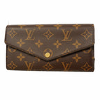 Louis Vuitton Wallet Monogram Portefeuille Sarah Brown Rose Velours