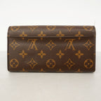 Louis Vuitton Wallet Monogram Portefeuille Sarah Brown Rose Velours — view 9