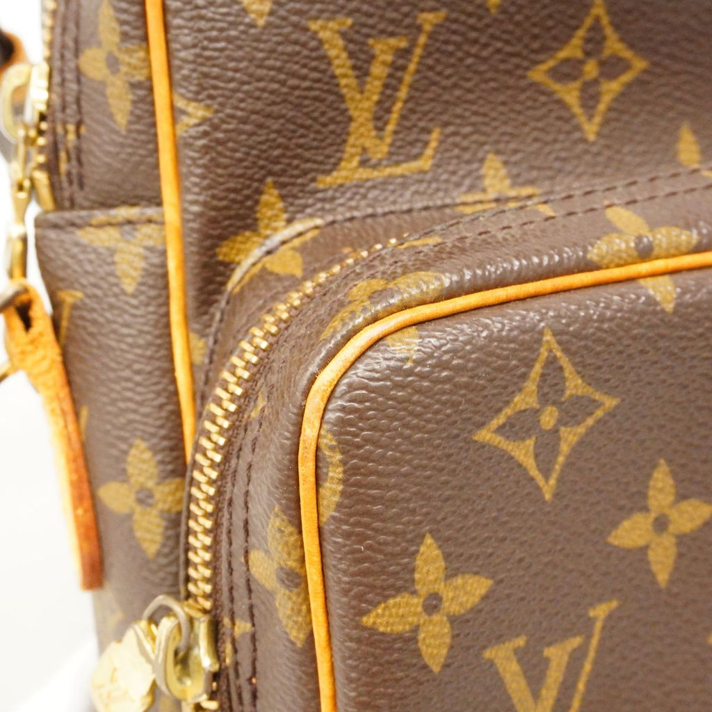 Louis Vuitton Shoulder Bag Monogram Amazon Brown — view 9