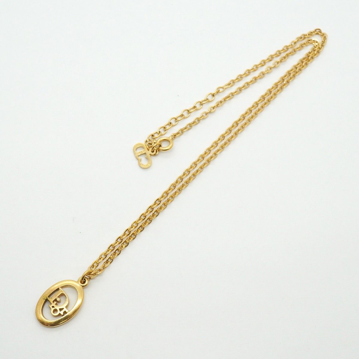 Dior Necklace Logo Gold Plated — view 3