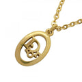 Dior Necklace Logo Gold Plated