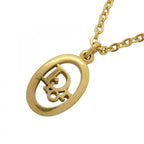 Dior Necklace Logo Gold Plated