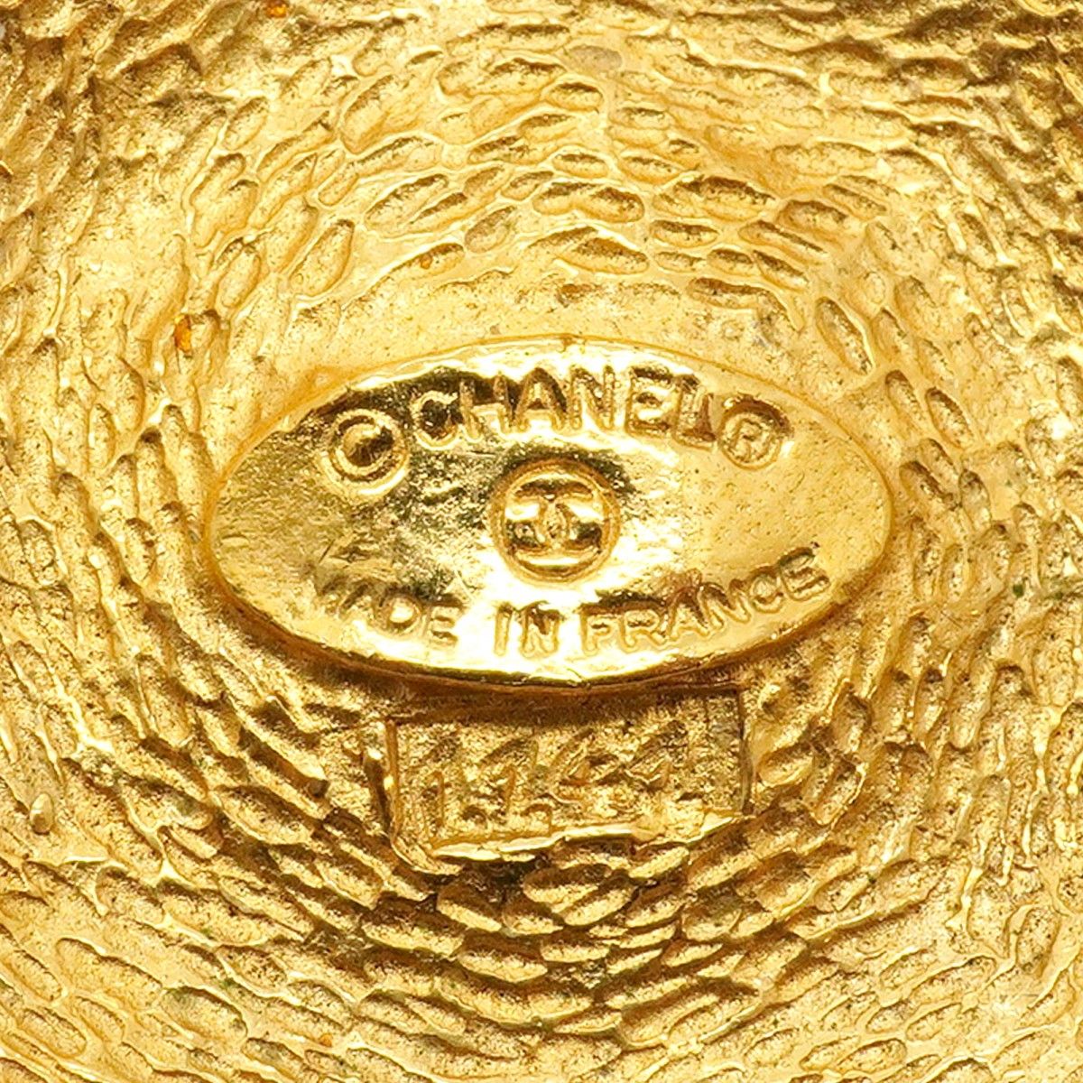 Chanel Brooch Vintage Gold Plated Faux Pearl — view 4
