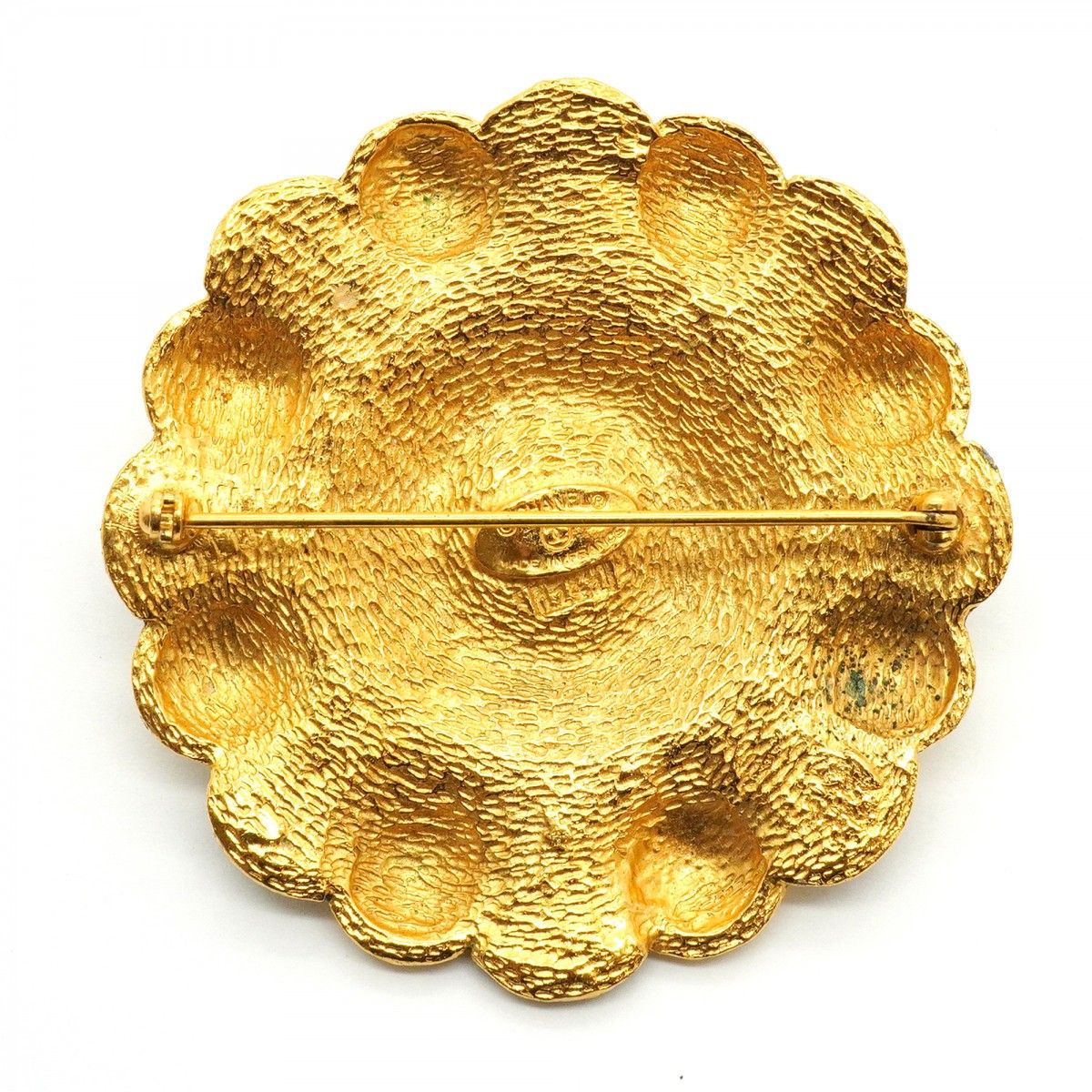 Chanel Brooch Vintage Gold Plated Faux Pearl — view 5