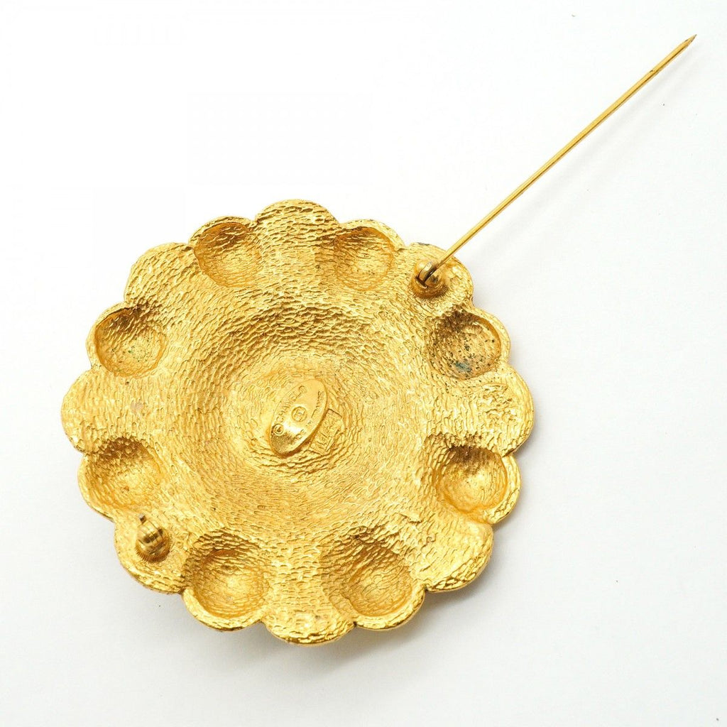 Chanel Brooch Vintage Gold Plated Faux Pearl — view 6