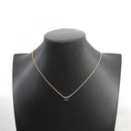 Hermes Necklace Mini Pop Gold Plated Black Pink — view 8