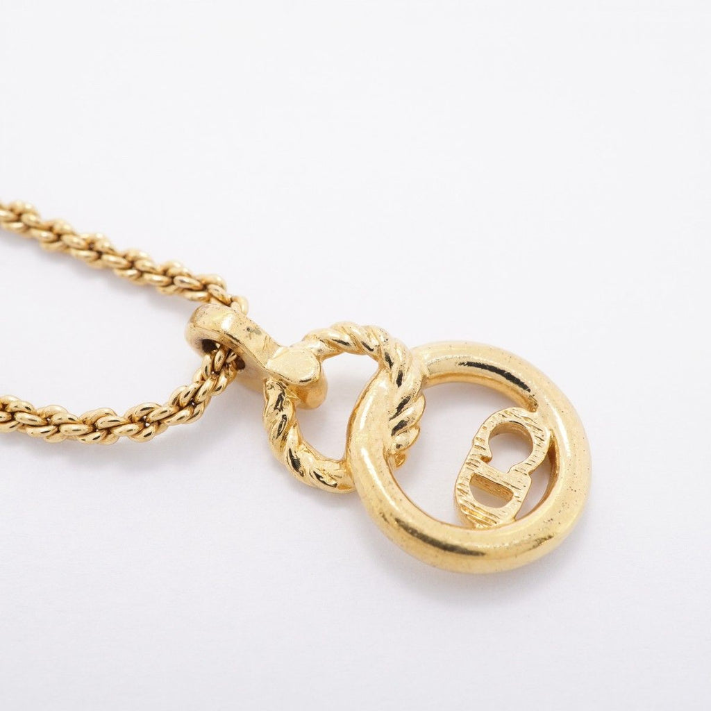 Dior Necklace CD Logo Gold Plated — view 2