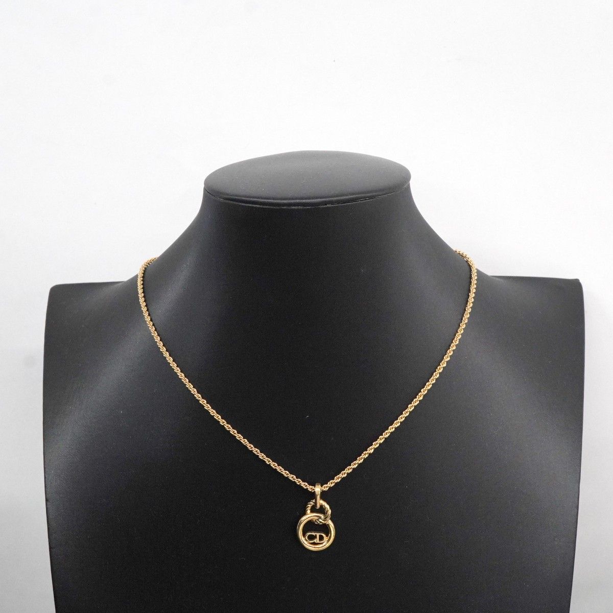 Dior Necklace CD Logo Gold Plated — view 6