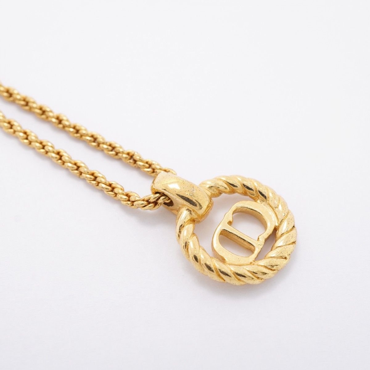 Dior Necklace CD Logo Gold Plated — view 2
