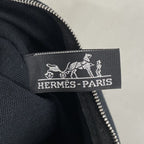 Hermes Tote Bora PM Canvas Black Silver — view 5