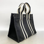 Hermes Tote Bora PM Canvas Black Silver — view 2