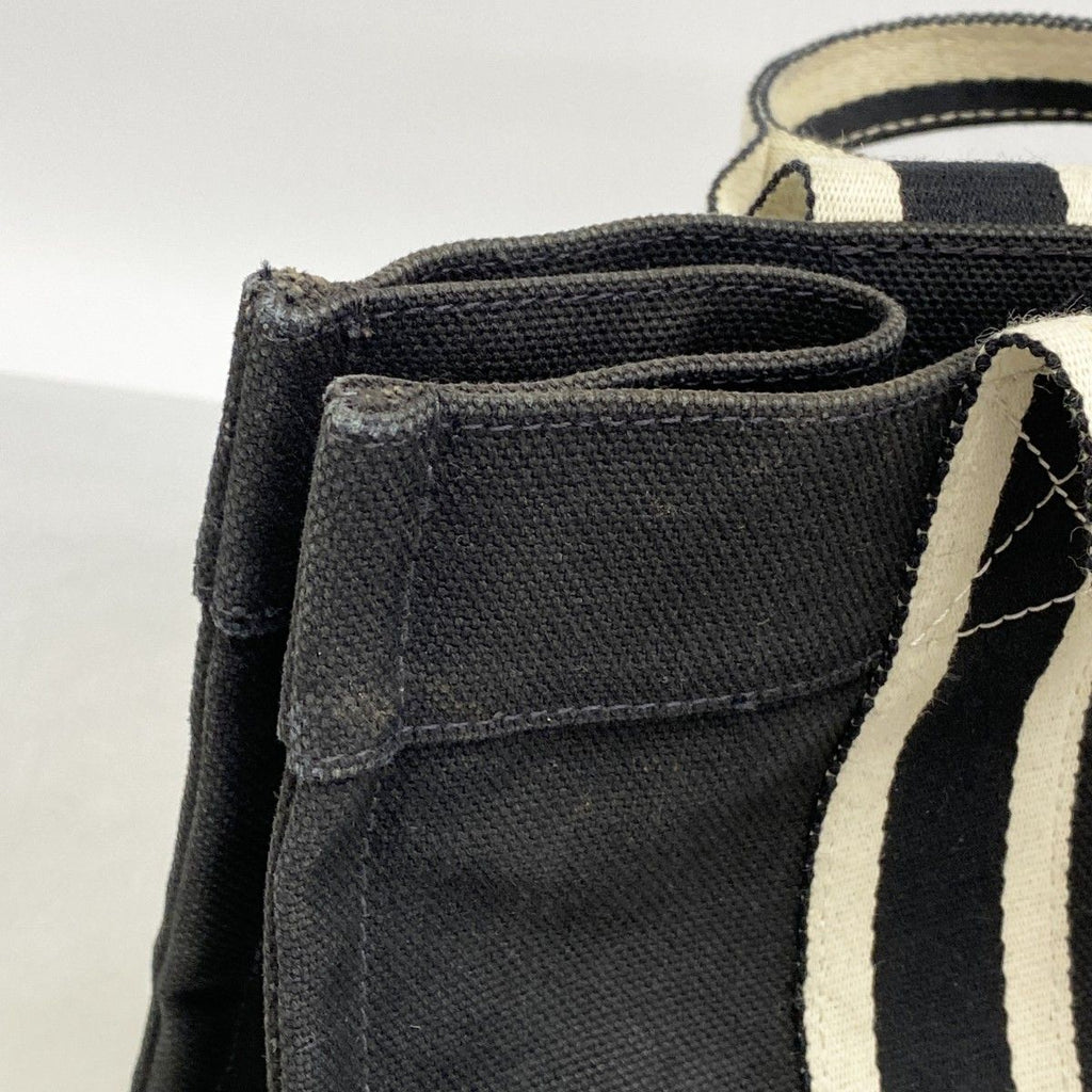 Hermes Tote Bora PM Canvas Black Silver — view 7