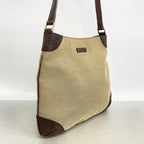 Gucci Shoulder Bag Guccissima Canvas Brown Champagne Gold — view 2