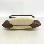 Gucci Shoulder Bag Guccissima Canvas Brown Champagne Gold — view 3