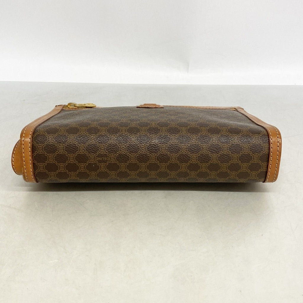 Celine Clutch Macadam Brown Gold — view 3
