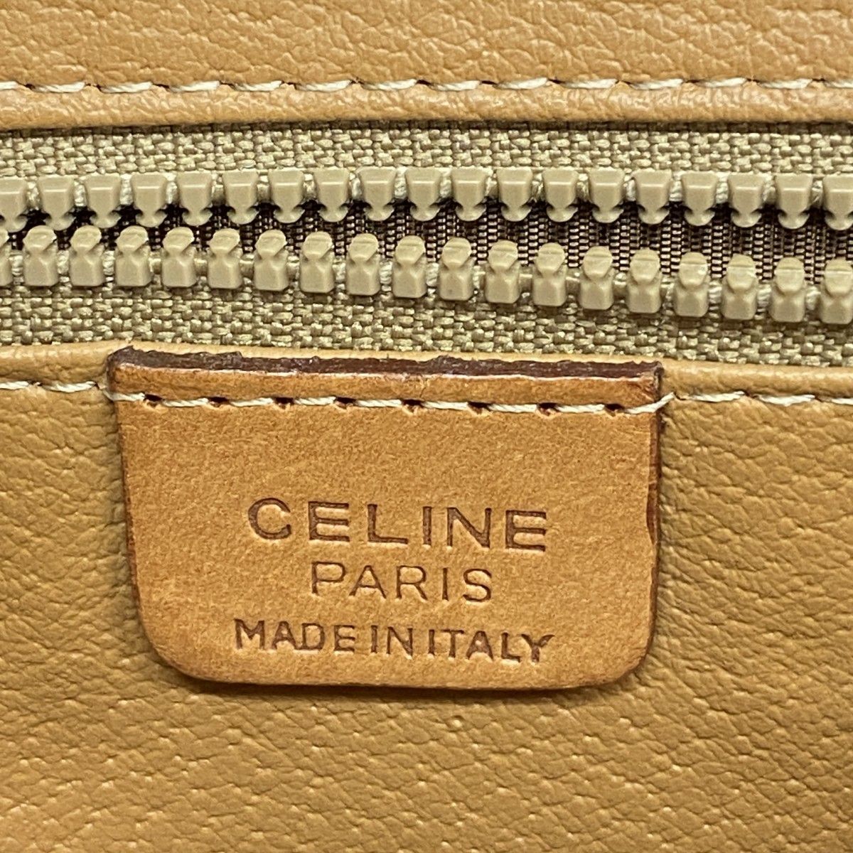 Celine Clutch Macadam Brown Gold — view 5