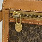 Celine Clutch Macadam Brown Gold — view 8