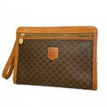 Celine Clutch Macadam Brown Gold