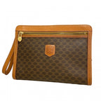 Celine Clutch Macadam Brown Gold