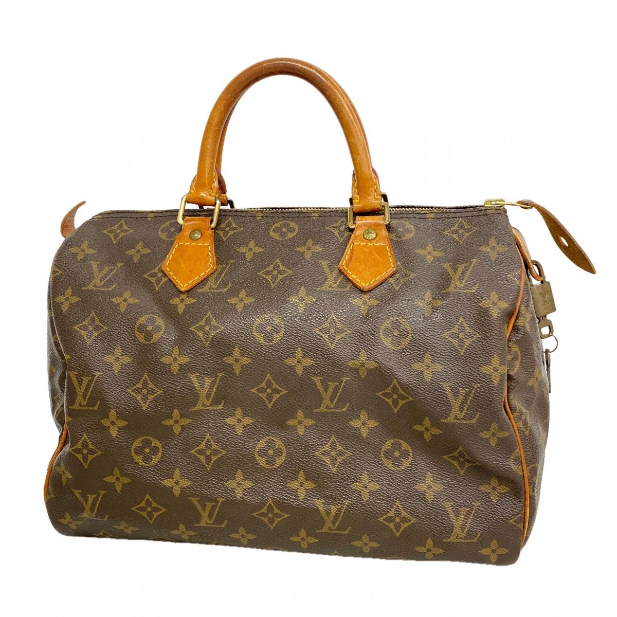 Louis Vuitton Handbag Monogram Speedy 30 Brown
