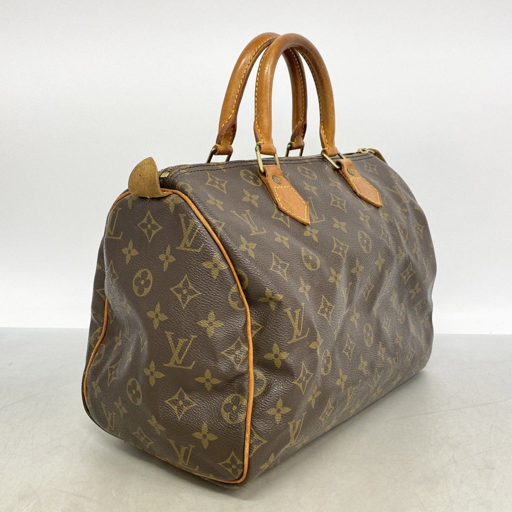 Louis Vuitton Handbag Monogram Speedy 30 Brown — view 2