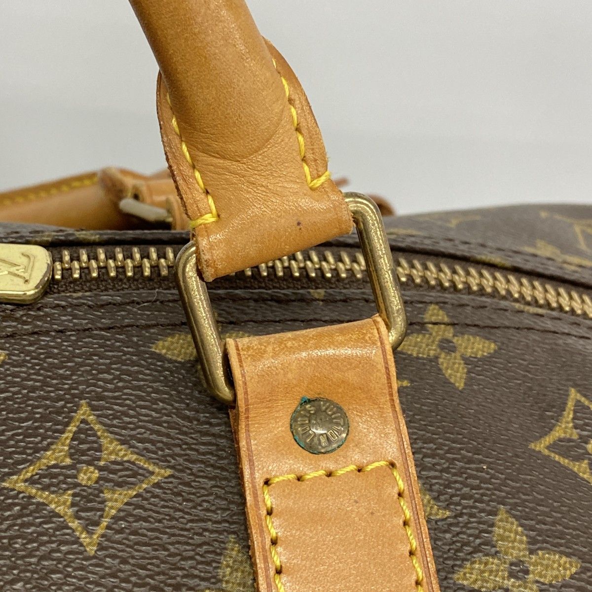 Louis Vuitton Boston Bag Monogram Keepall Bandouliere 60 Brown — view 9