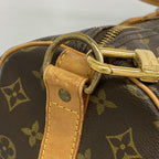 Louis Vuitton Boston Bag Monogram Keepall Bandouliere 60 Brown — view 7