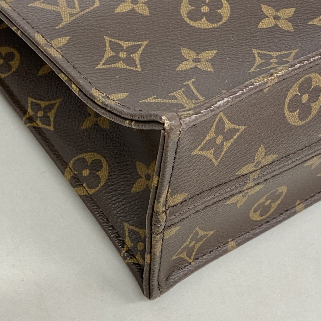 Louis Vuitton Tote Monogram Sac Plat Brown — view 6