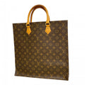 Louis Vuitton Tote Monogram Sac Plat Brown