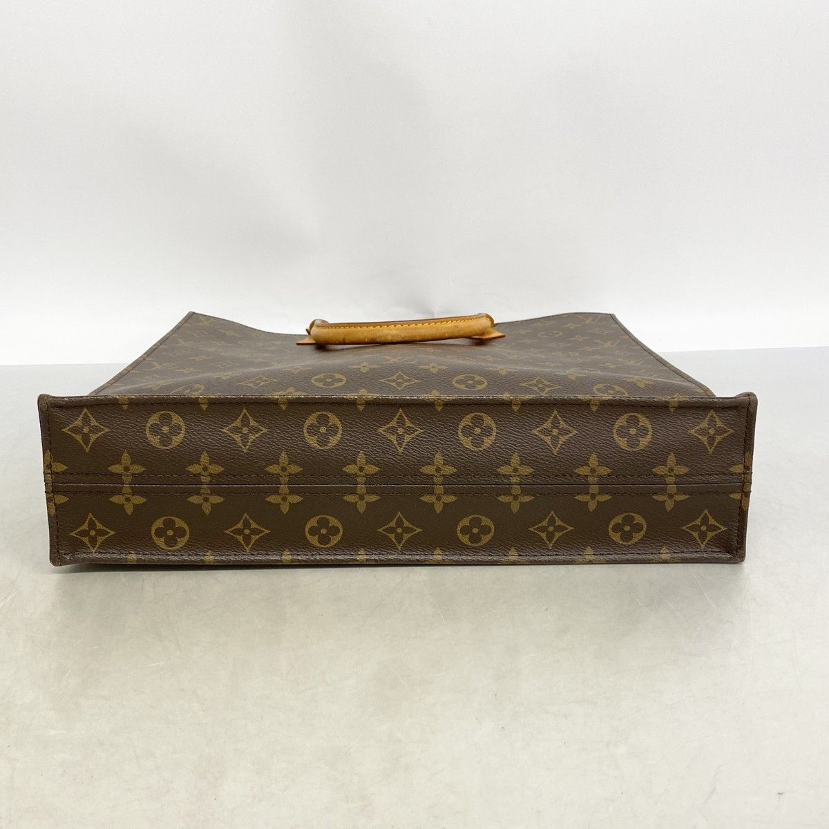 Louis Vuitton Tote Monogram Sac Plat Brown — view 3